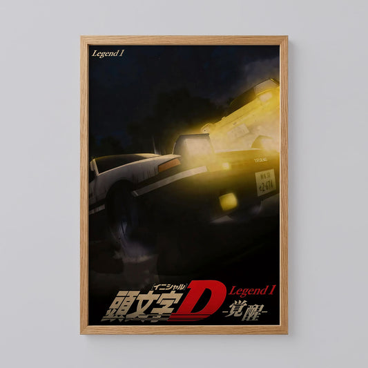 Initial D Toyota AE86 Poster