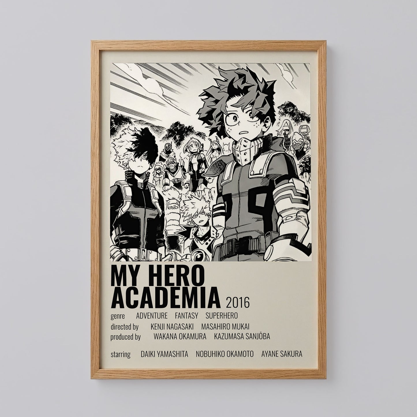 My Hero Academia 2016 Poster