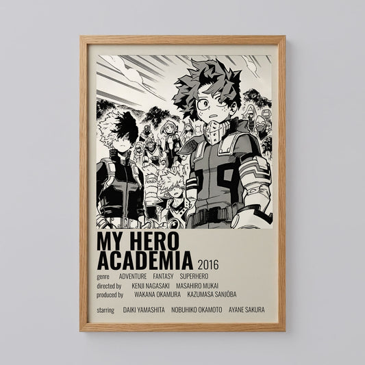 My Hero Academia 2016 Poster