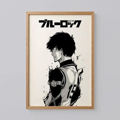 Blue Lock Isagi Yoichi Anime Poster