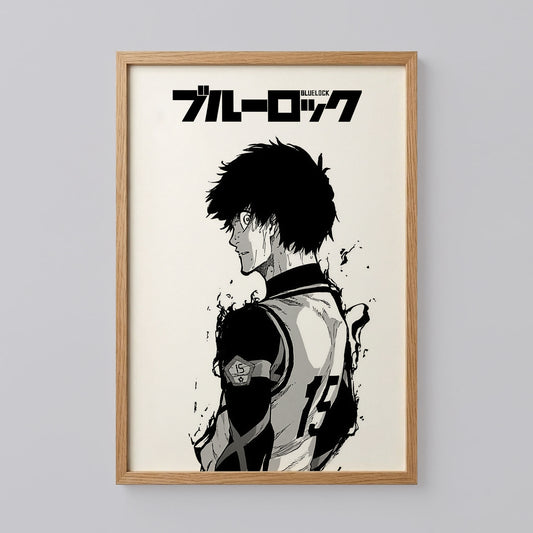 Blue Lock Isagi Yoichi Anime Poster