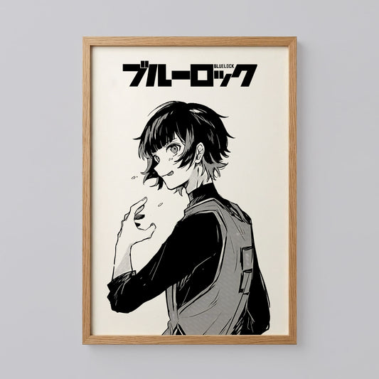 Blue Lock Meguru Bachira Wall Art