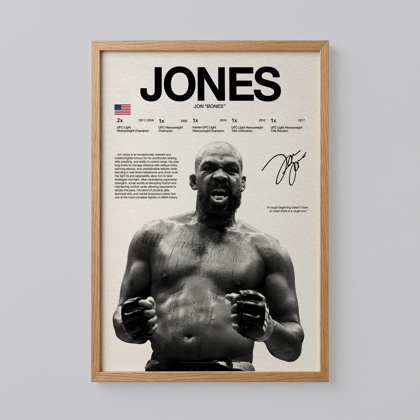 Jon Jones Poster