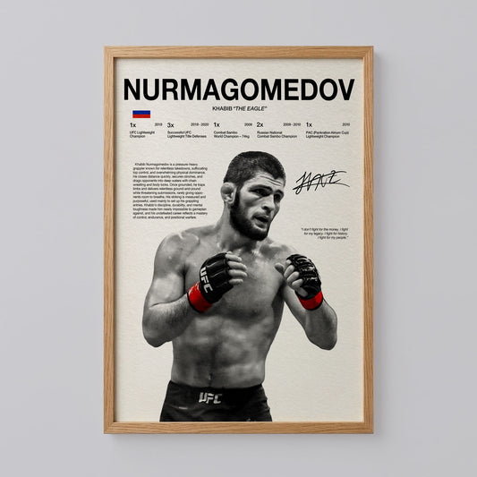 Khabib Nurmagomedov “The Eagle” Poster