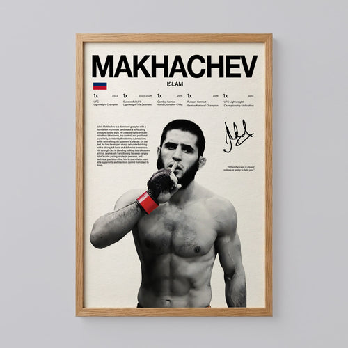Islam Makhachev Poster