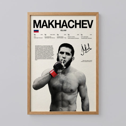 Islam Makhachev Poster