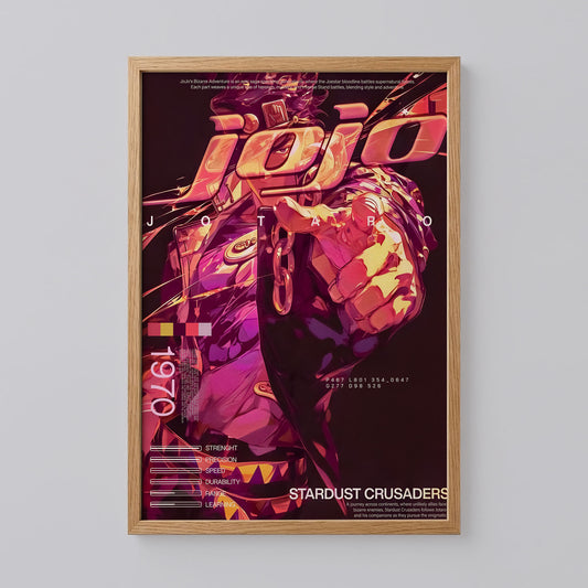 JoJo's Bizarre Adventure Jotaro Kujo Poster