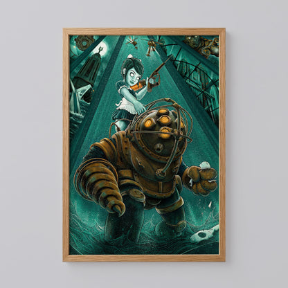 Bioshock Rapture Big Daddy Art Print