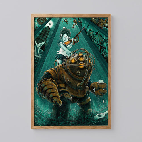 Bioshock Rapture Big Daddy Art Print