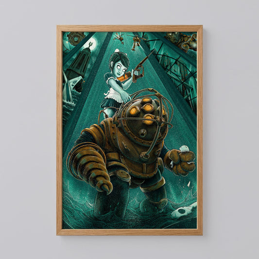 Bioshock Rapture Big Daddy Art Print