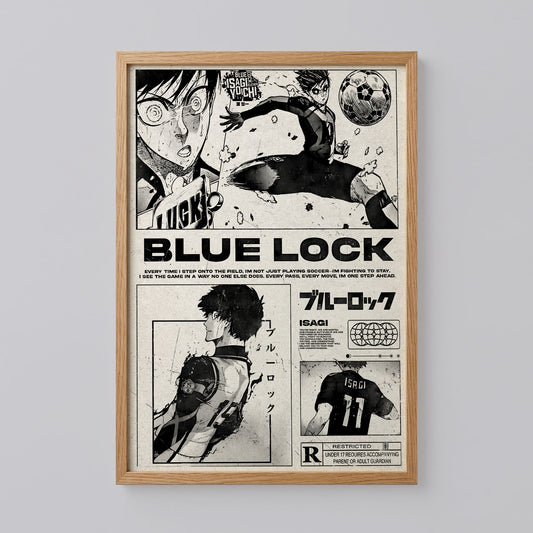 Blue Lock Yoichi Isagi Poster