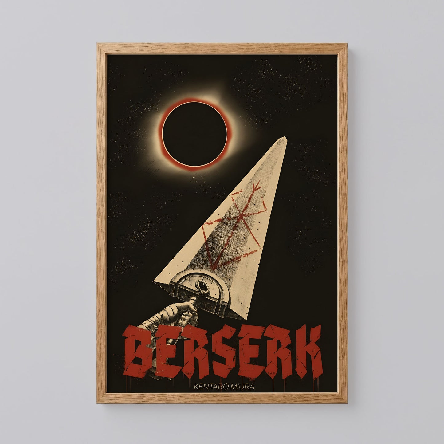 Berserk Guts Anime Manga Wall Art