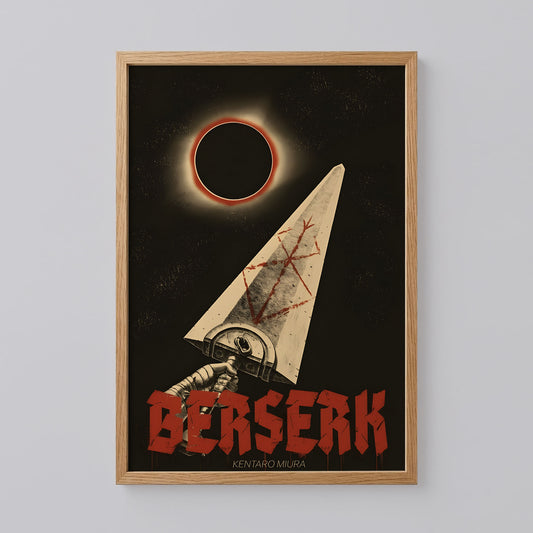 Berserk Guts Anime Manga Wall Art