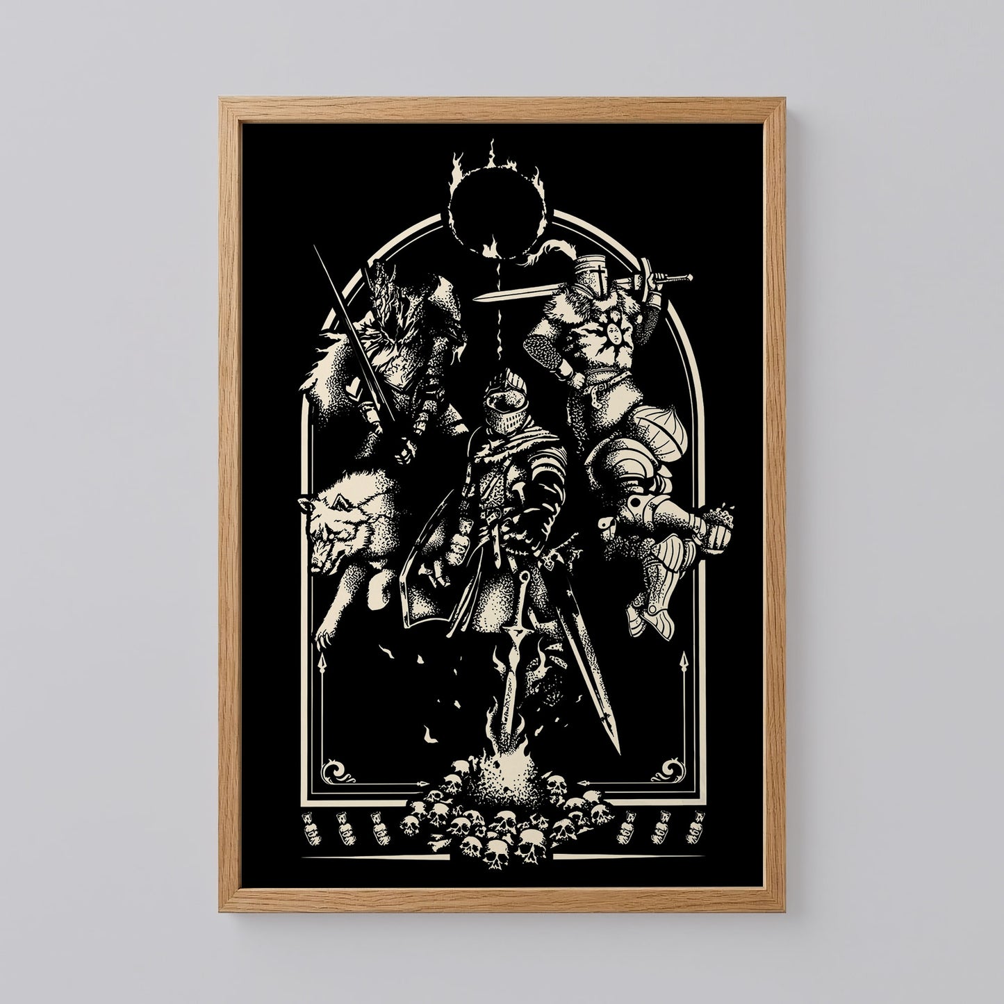 Dark Souls Game Wall Art