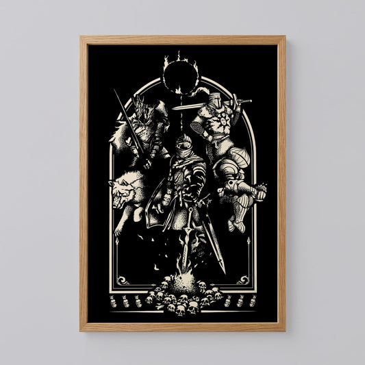 Dark Souls Game Wall Art