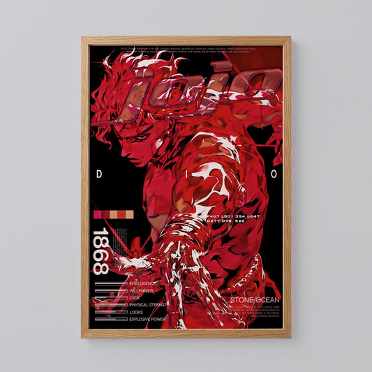 JoJo's Bizarre Adventure Dio Brando Art Print
