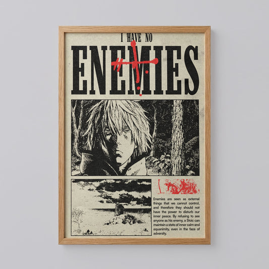 Vinland Saga Thorfinn I Have No Enemies Poster