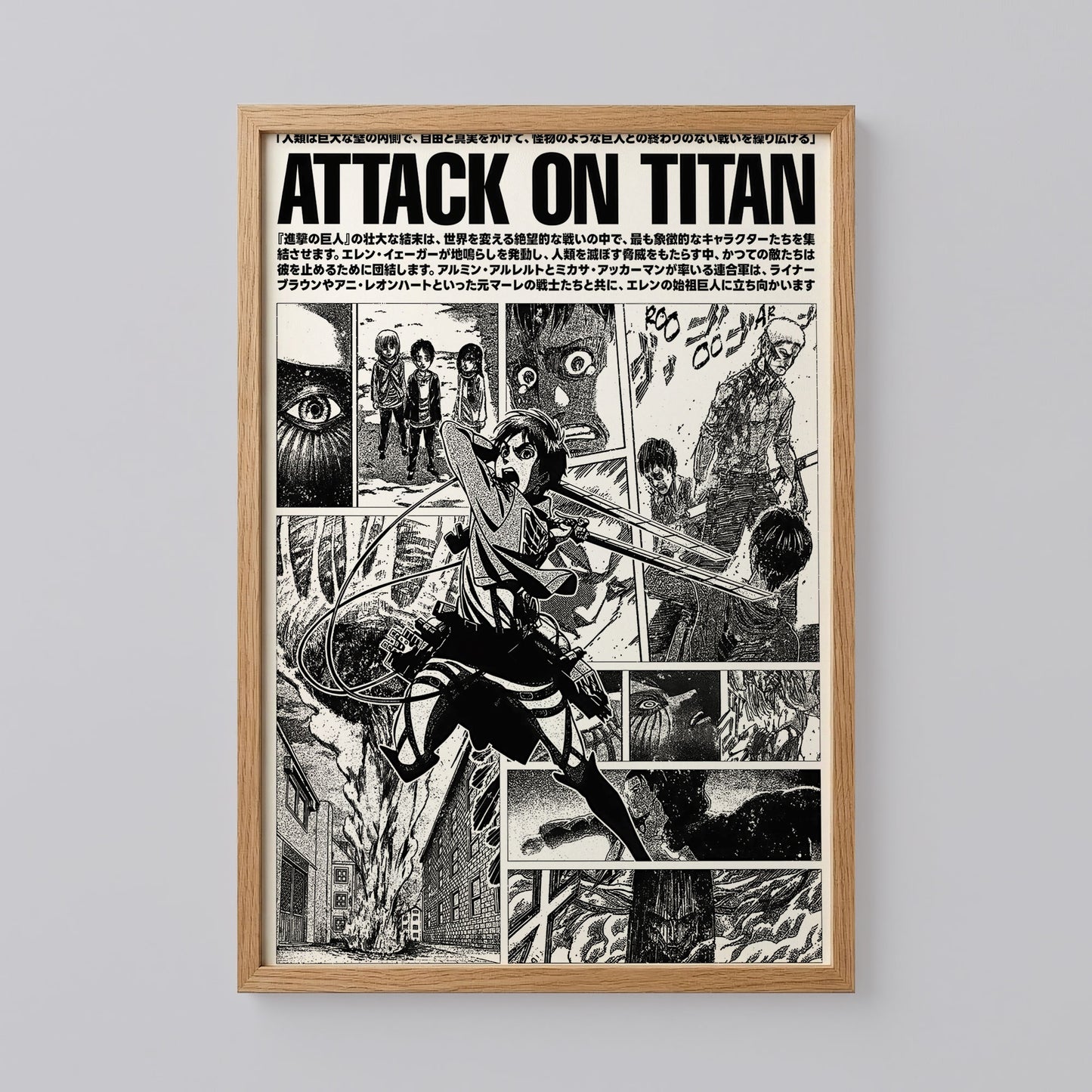 Attack on Titan Anime Manga Art