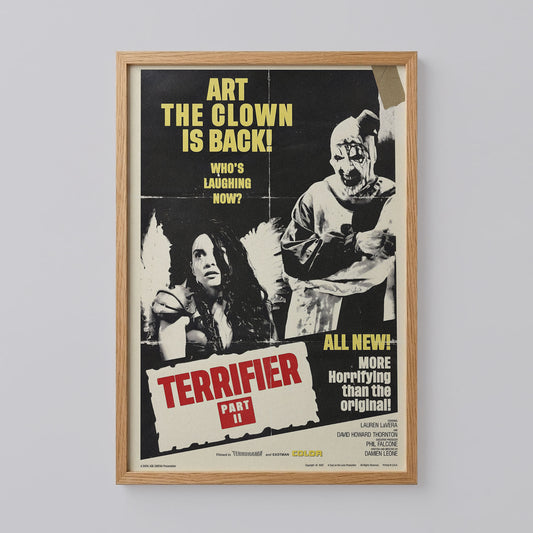 Terrifier 2 Art The Clown Is Back Poster
