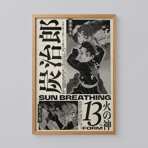 Tanjiro Kamado Kimetsu no Yaiba Poster