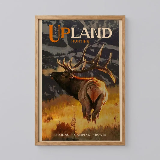 Elk Hunting Art Print