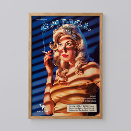 Camel Pleasure To Burn Poster