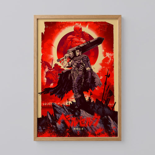 Guts Berserk Anime Poster