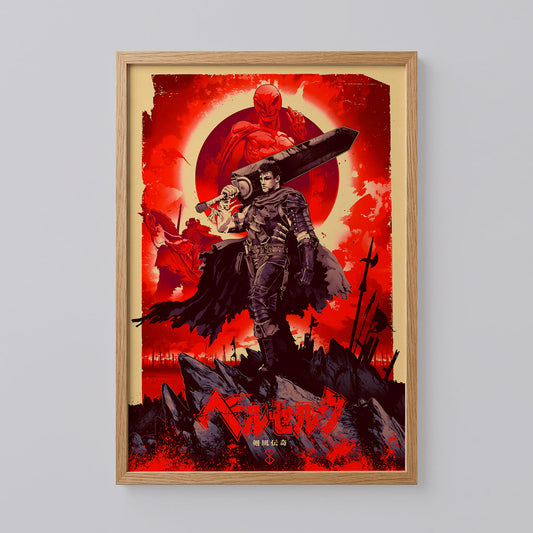 Guts Berserk Anime Poster