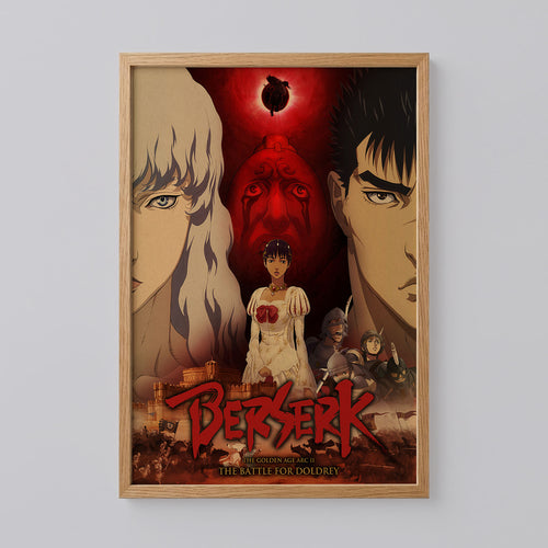 Guts and Griffith Anime Poster