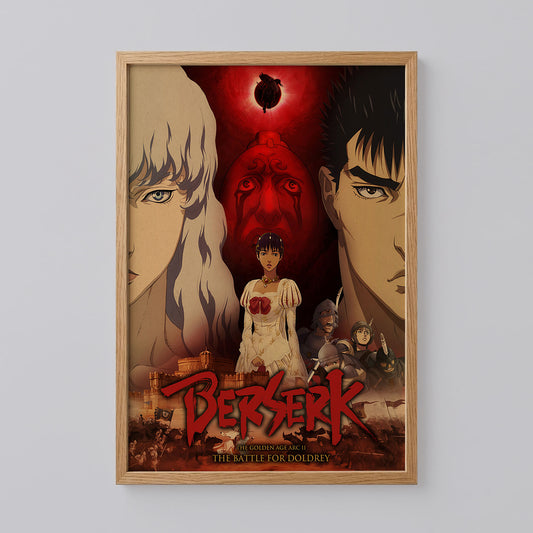 Guts and Griffith Anime Poster