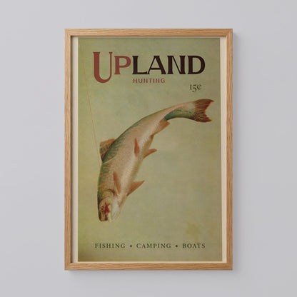 Lake Trout Fishing Print