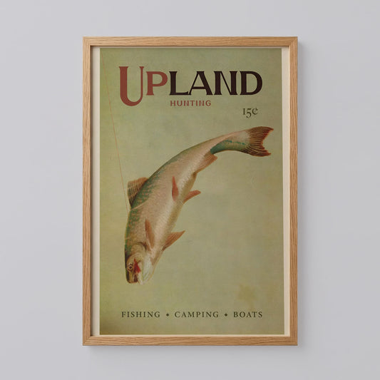Lake Trout Fishing Print