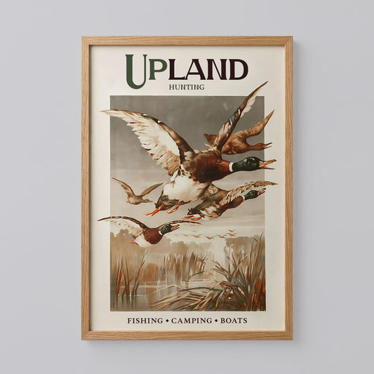 Retro Mallard Hunting Print