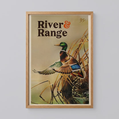 Retro Duck River Ranger Poster