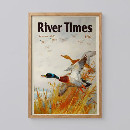 Retro Duck Poster