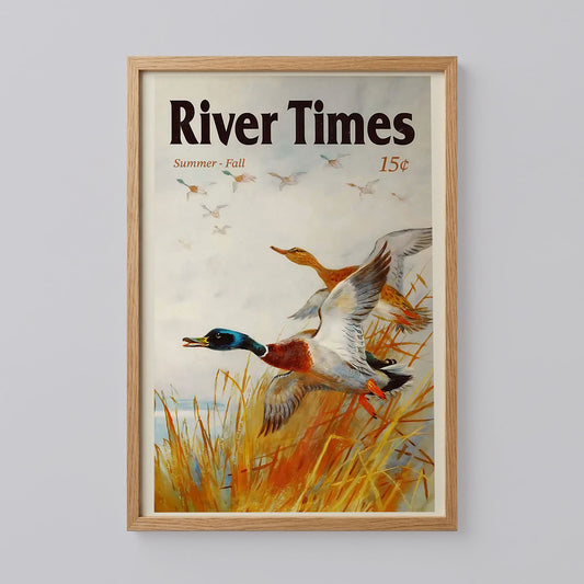 Retro Duck Poster