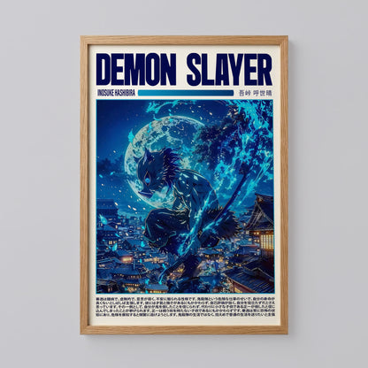 Inosuke Hashibira Demon Slayer Poster