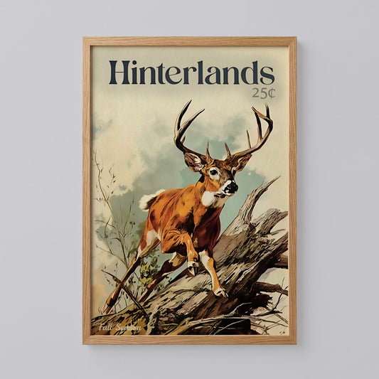 Vintage Stag Art Print