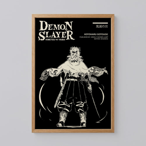 Kyojuro Rengoku Demon Slayer Poster