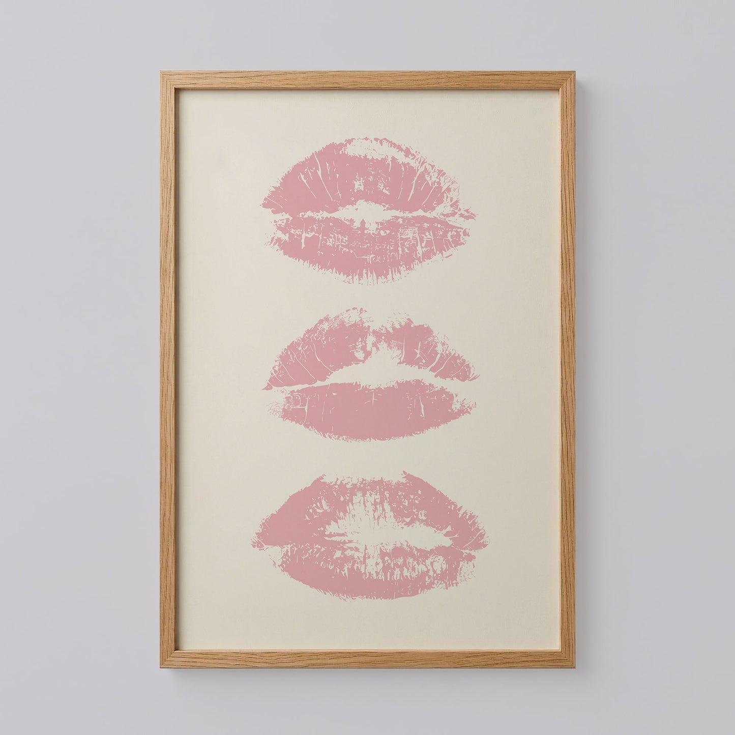 Kiss Lips Trendy Wall Art