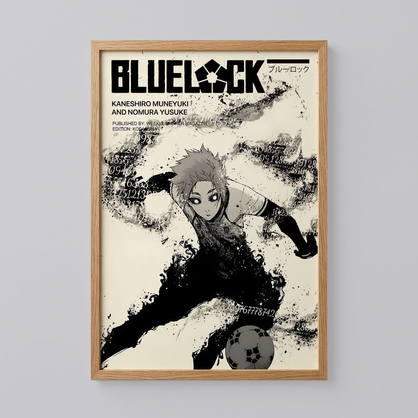 Blue Lock Anime Manga Poster