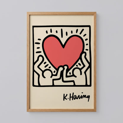 Keith Haring Vintage Pop Art Print