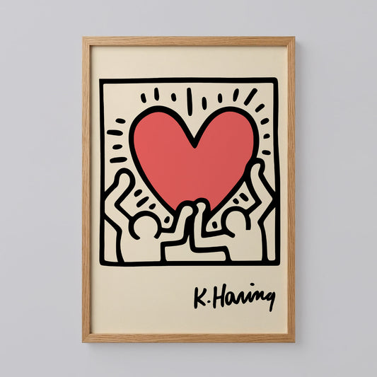 Keith Haring Vintage Pop Art Print