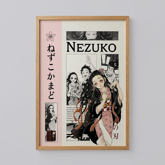 Nezuko Kamado Kimetsu no Yaiba Poster
