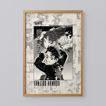 Kimetsu no Yaiba Tanjiro Kamado Wall Art