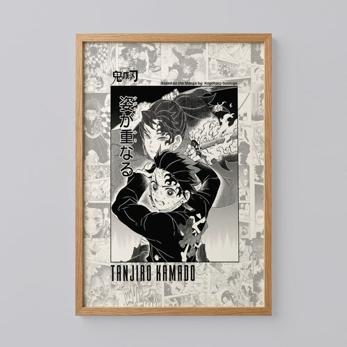 Kimetsu no Yaiba Tanjiro Kamado Wall Art