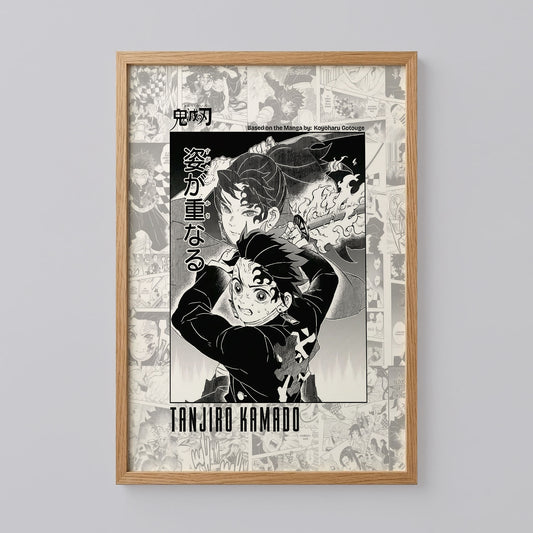 Kimetsu no Yaiba Tanjiro Kamado Wall Art