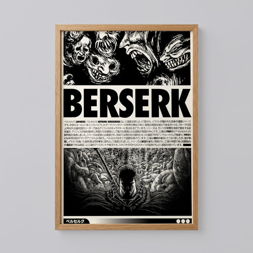 Berserk Anime Wall Decor