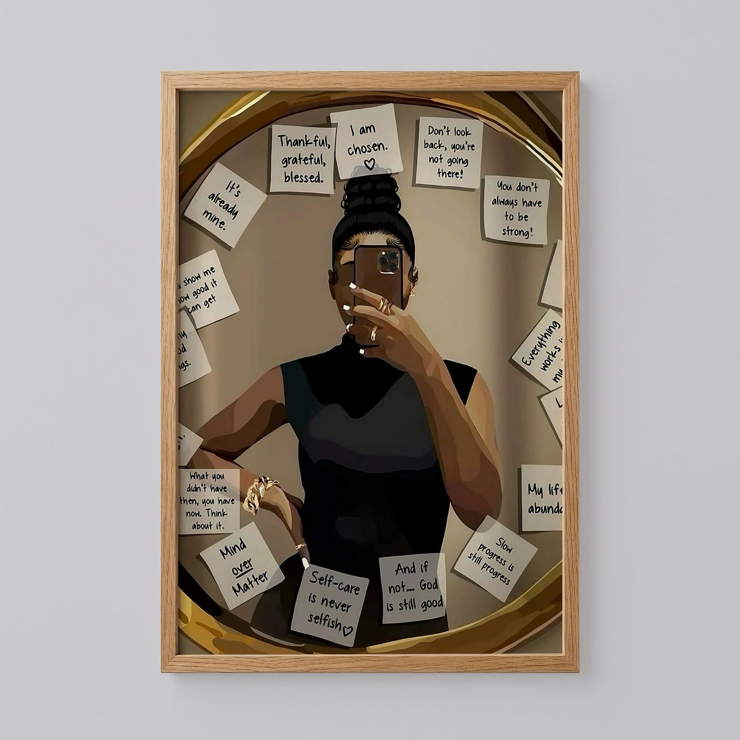 Black Woman Fashion Art