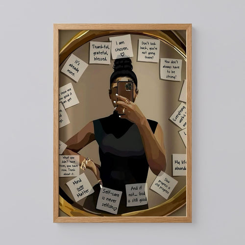 Black Woman Fashion Art